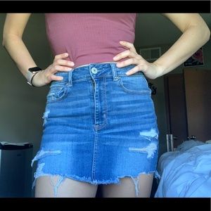✨SOLD✨ american eagle denim skirt - size 6